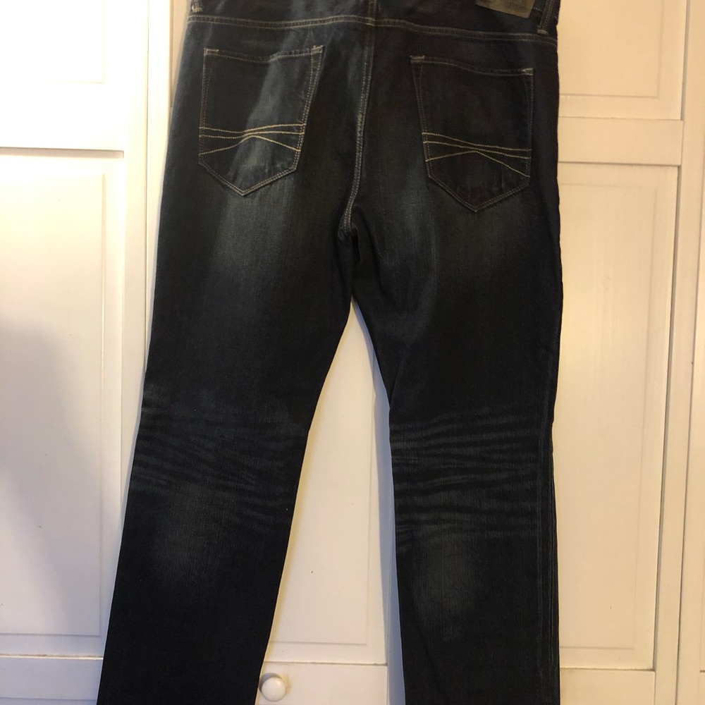 Express Rocco slim fit dark wash jeans